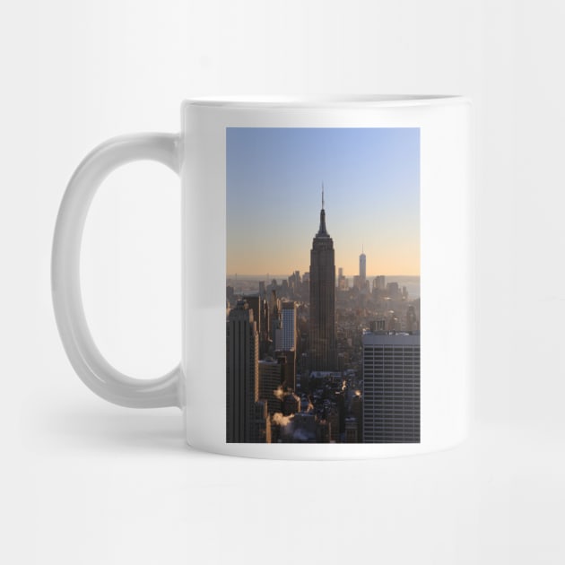 NYC Empire State Building Sunset by Christine aka stine1